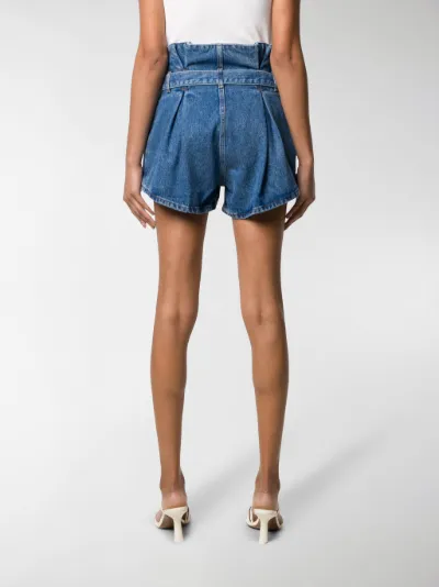 shorts denim vita alta
