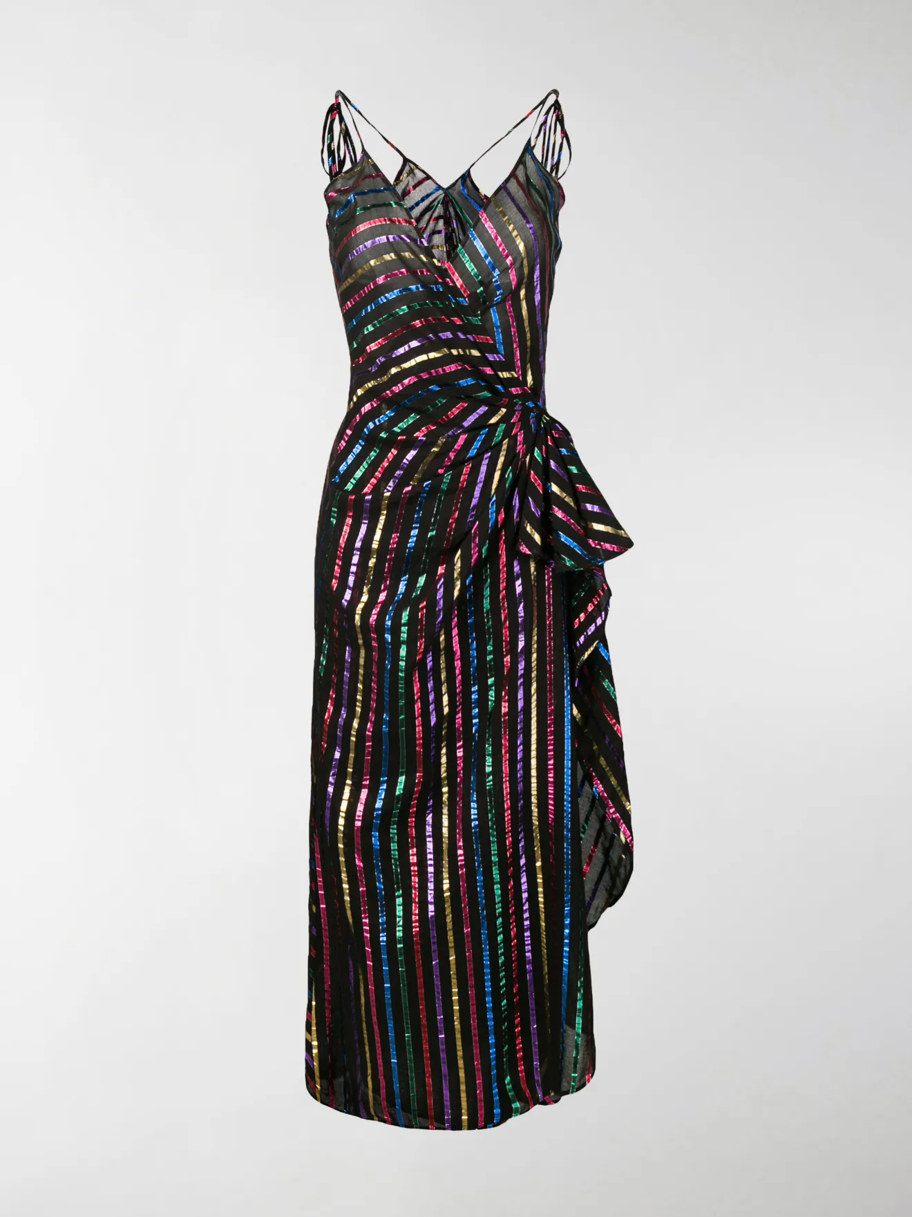 attico striped dress