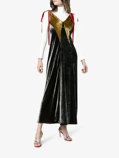 attico velvet dress