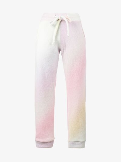 pink tie dye track pants