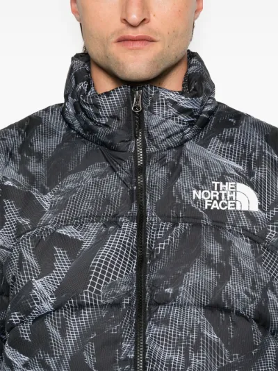 North face jacket mountain print online