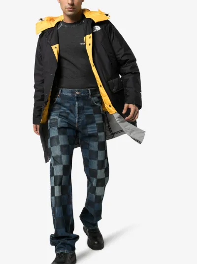 the north face long padded coat