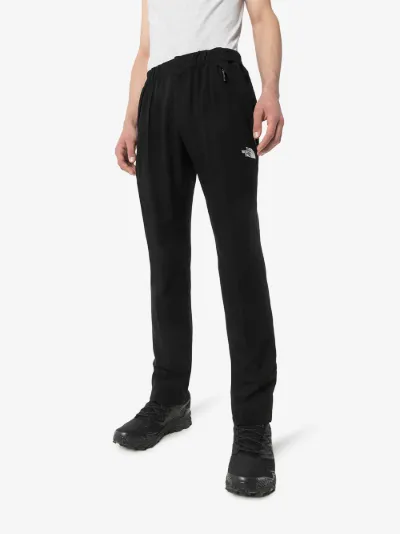 grey north face track pants