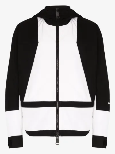 the north face black and white jacket