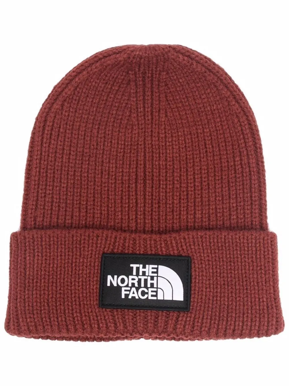 logo-patch ribbed beanie | The North 