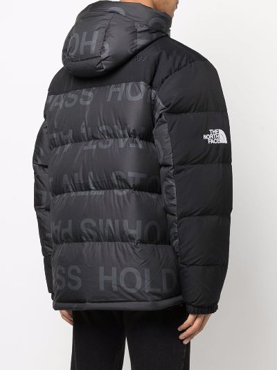 grey north face bubble coat