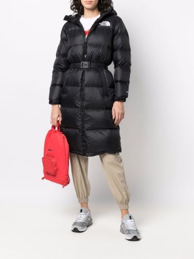 north face belted coat