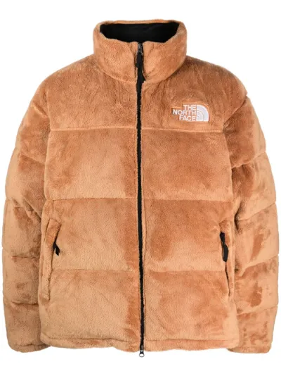 Supreme the north face fur print nuptse brown online