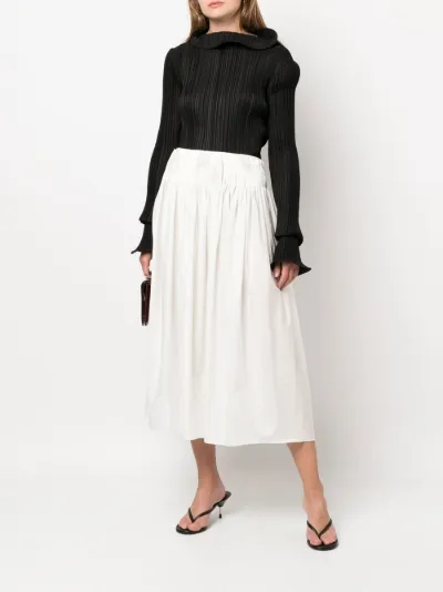 high-waist flared skirt | The Row 