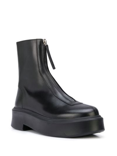 zip front ankle boots The Row Eraldo