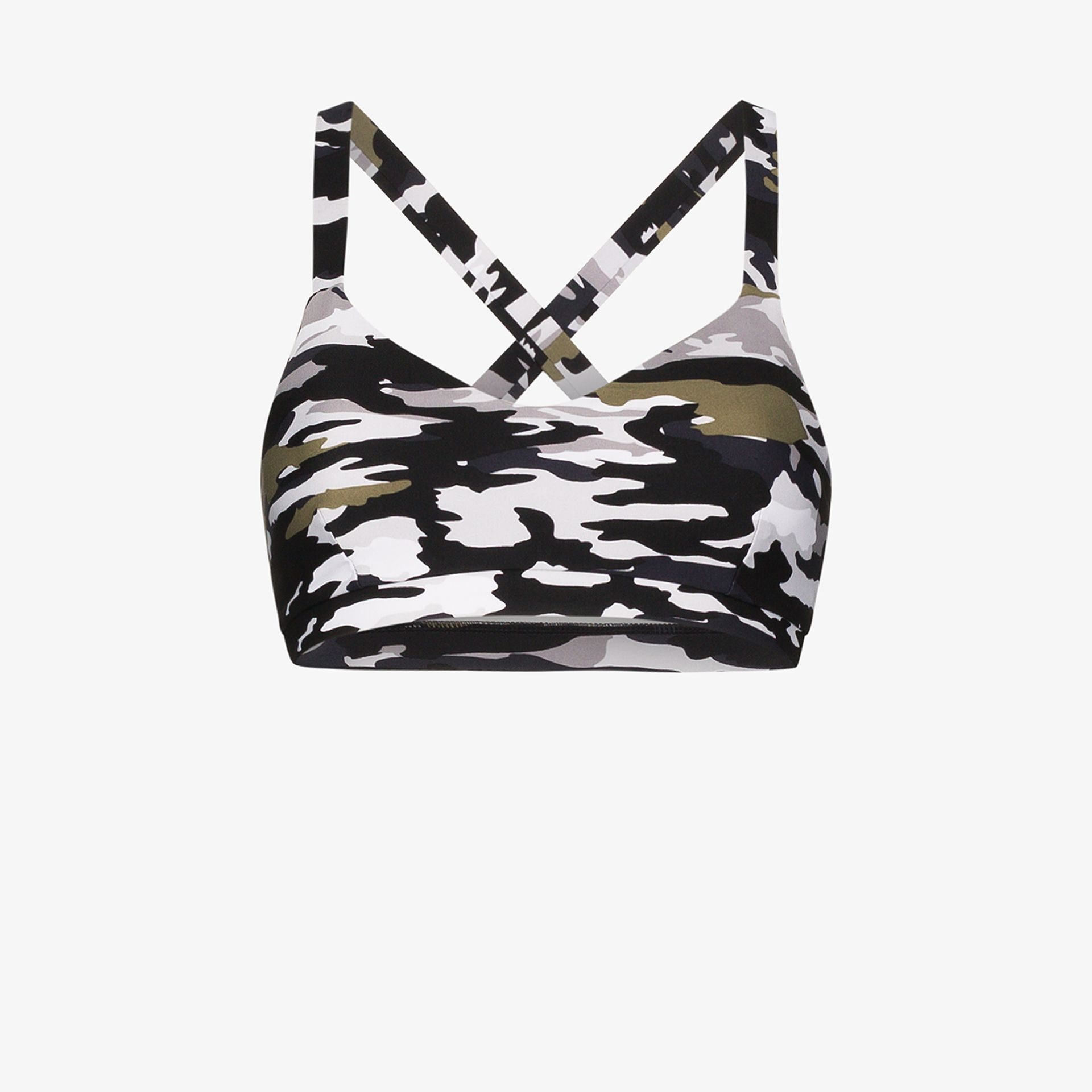 camouflage sports bra