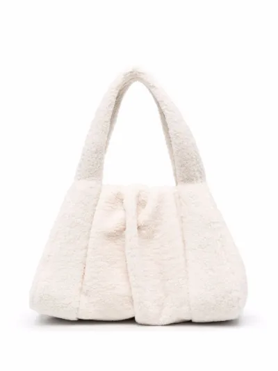 fur shoulder bag