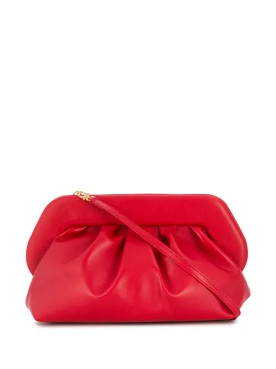 faux leather clutch bag