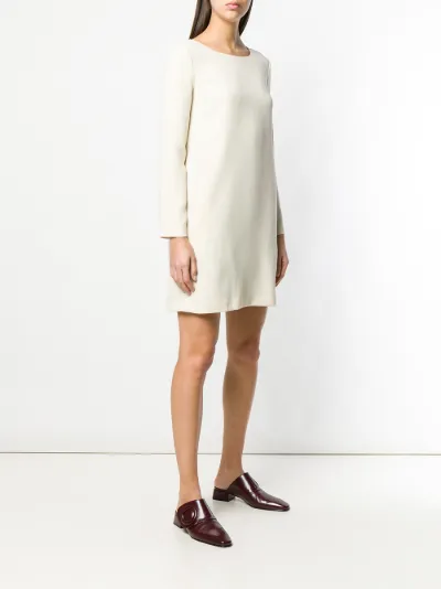 crew neck shift dress
