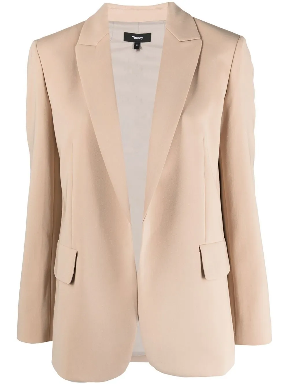 Theory deals crepe blazer