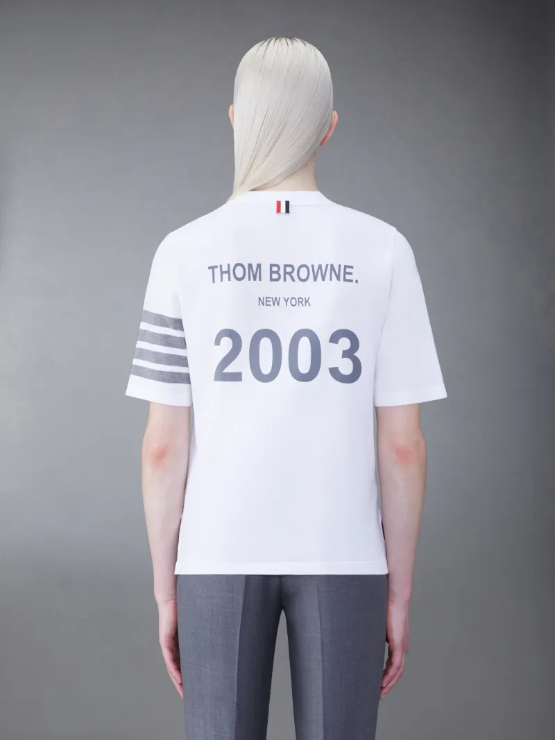ジャージー2003 4バーTシャツホワイト | Thom Browne 公式 