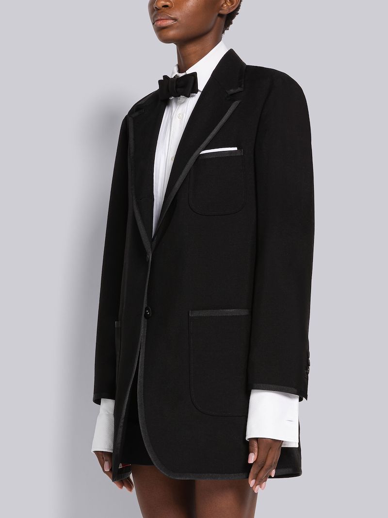 3-Ply Mohair Oversized Sack Sport Coat