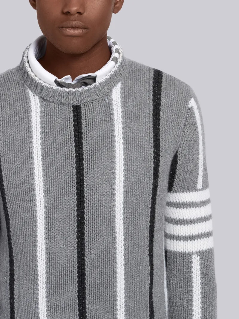 4-Bar Banker Stripe Pullover