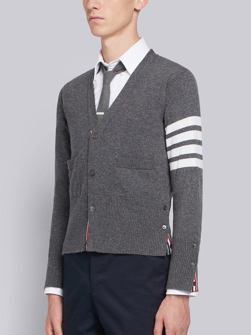 thom browne cardigan mens