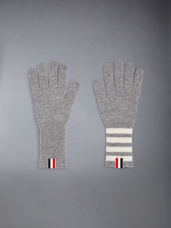 4-bar Cashmere Gloves