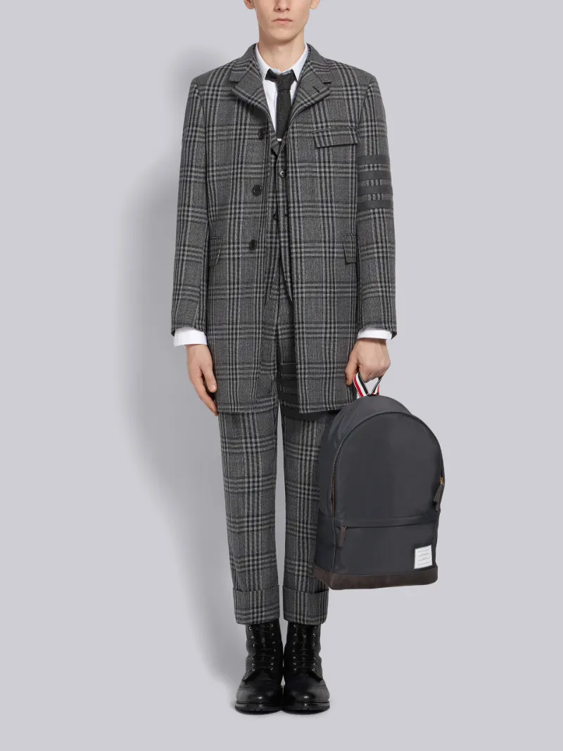 4-bar checkered trousers