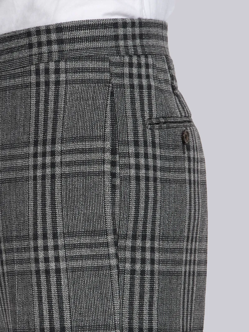 4-bar checkered trousers