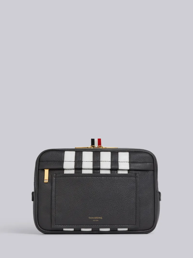 4 bar Deerskin Belt Bag Thom Browne