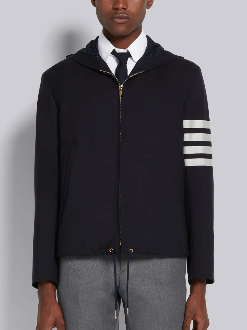 4-bar flat hem golf jacket | Thom Browne