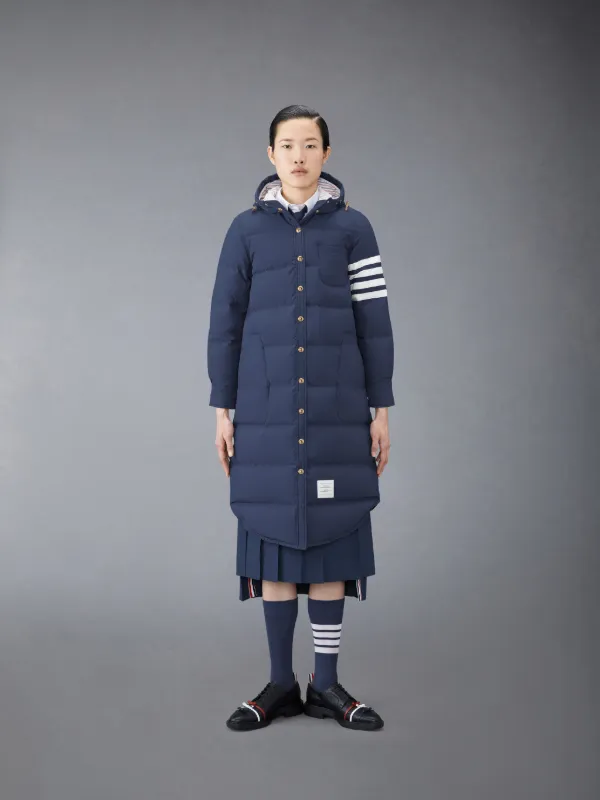 4-Bar hooded padded coat