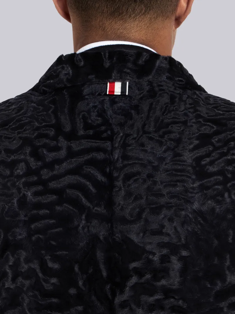 4-bar Karakul Fur Chesterfield | Thom Browne