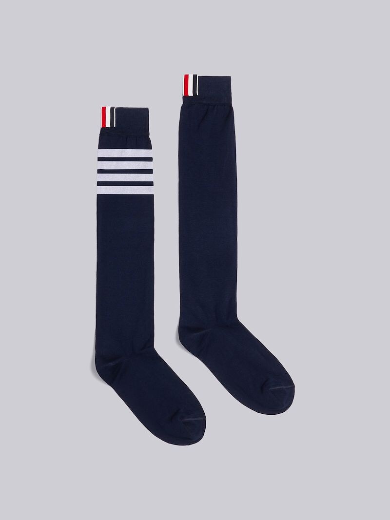 4-bar Knee-high Nylon Blend Sock | Thom Browne Official