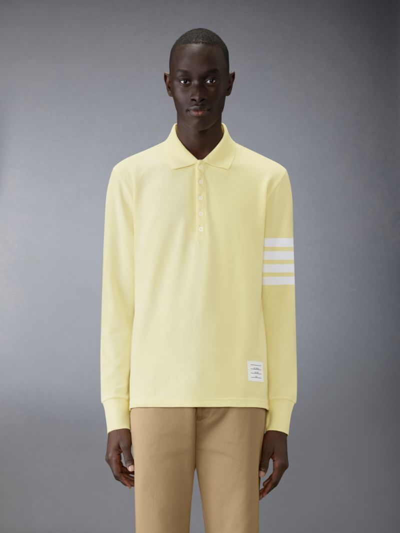 4 Bar long sleeve polo shirt Thom Browne