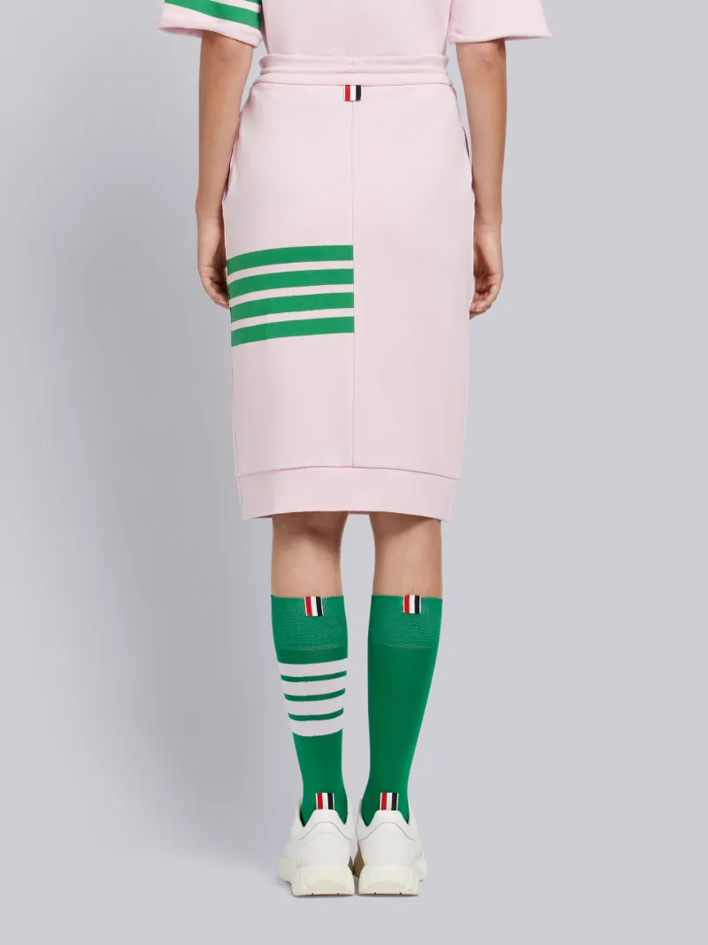 4-Bar Loopback Jersey Sack Skirt