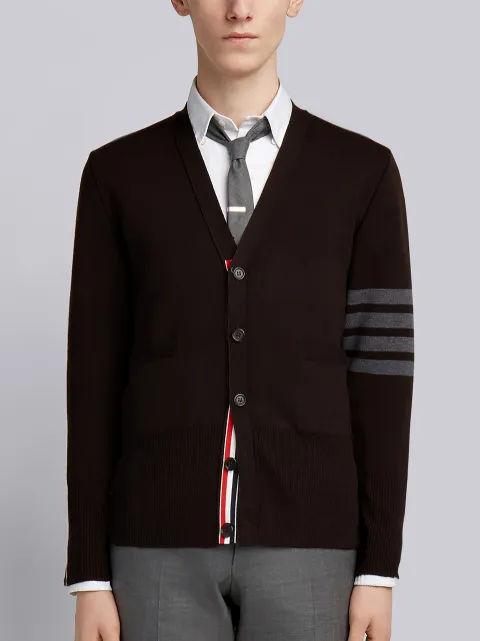 thom browne black cardigan