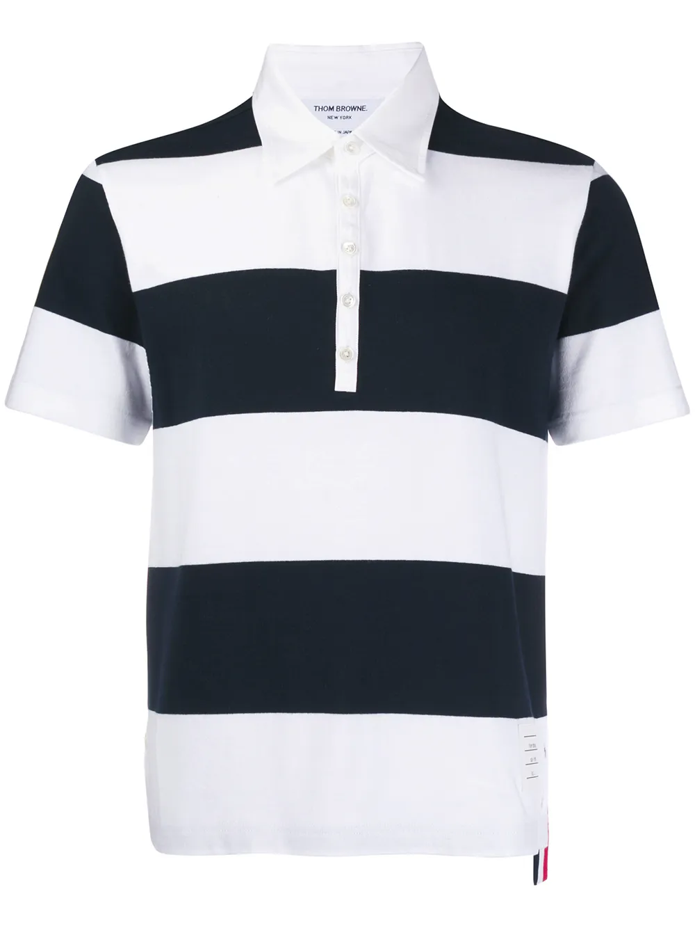 Rugby stripe polo shirt Clearance