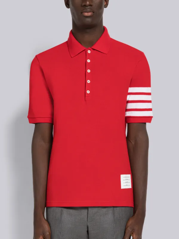 4-Bar short-sleeve polo shirt