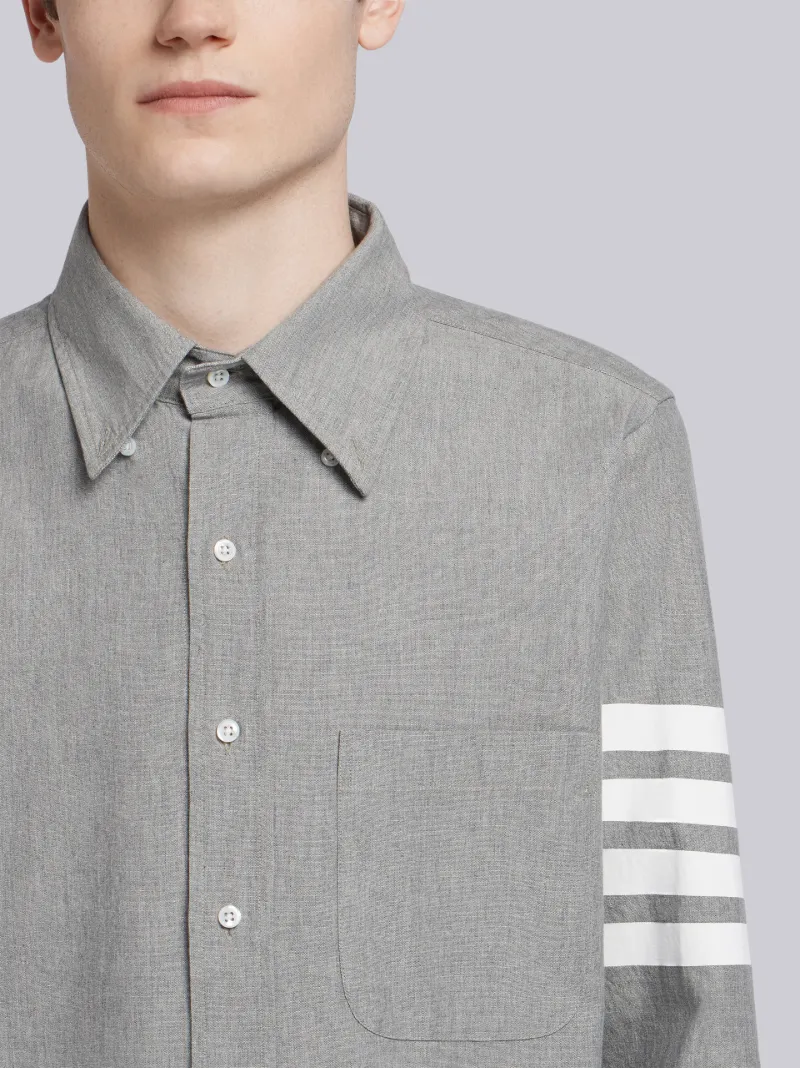 thom browne chambray shirt