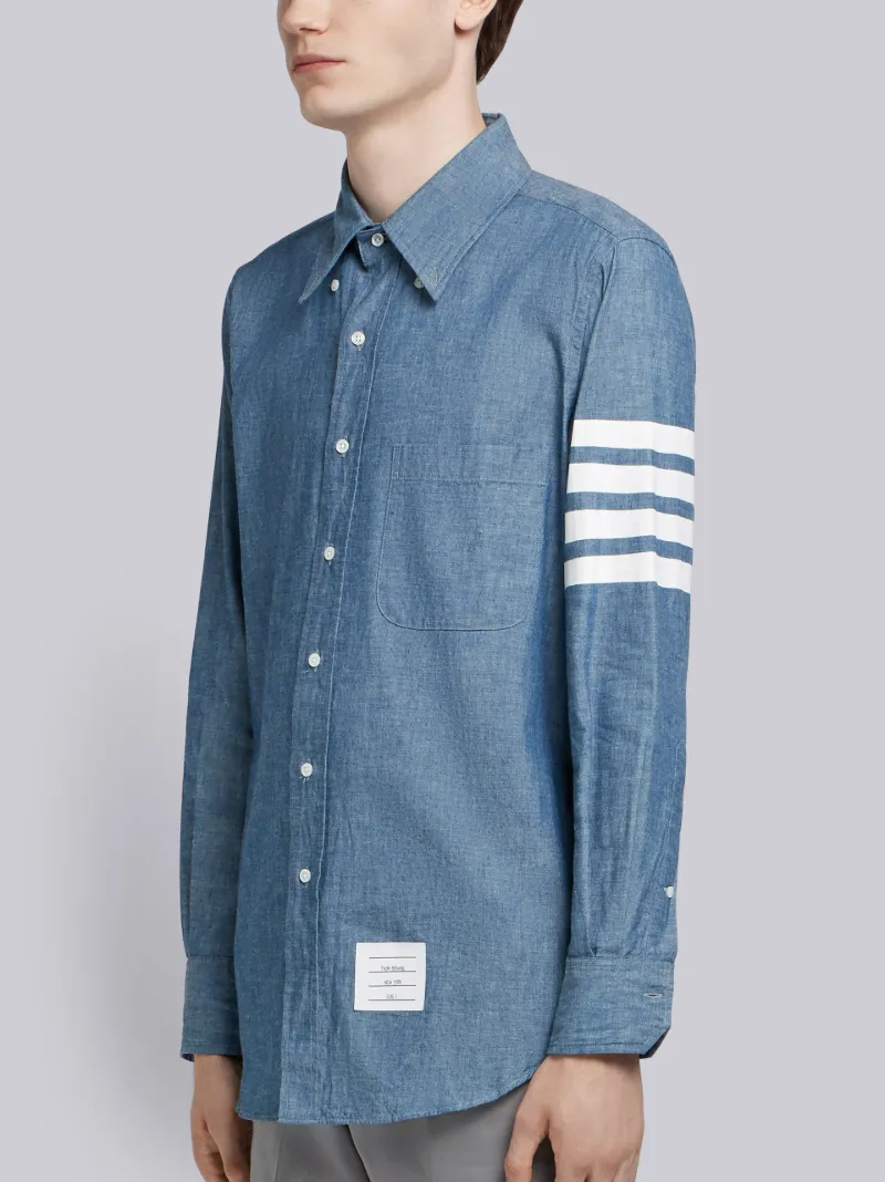 thom browne chambray shirt