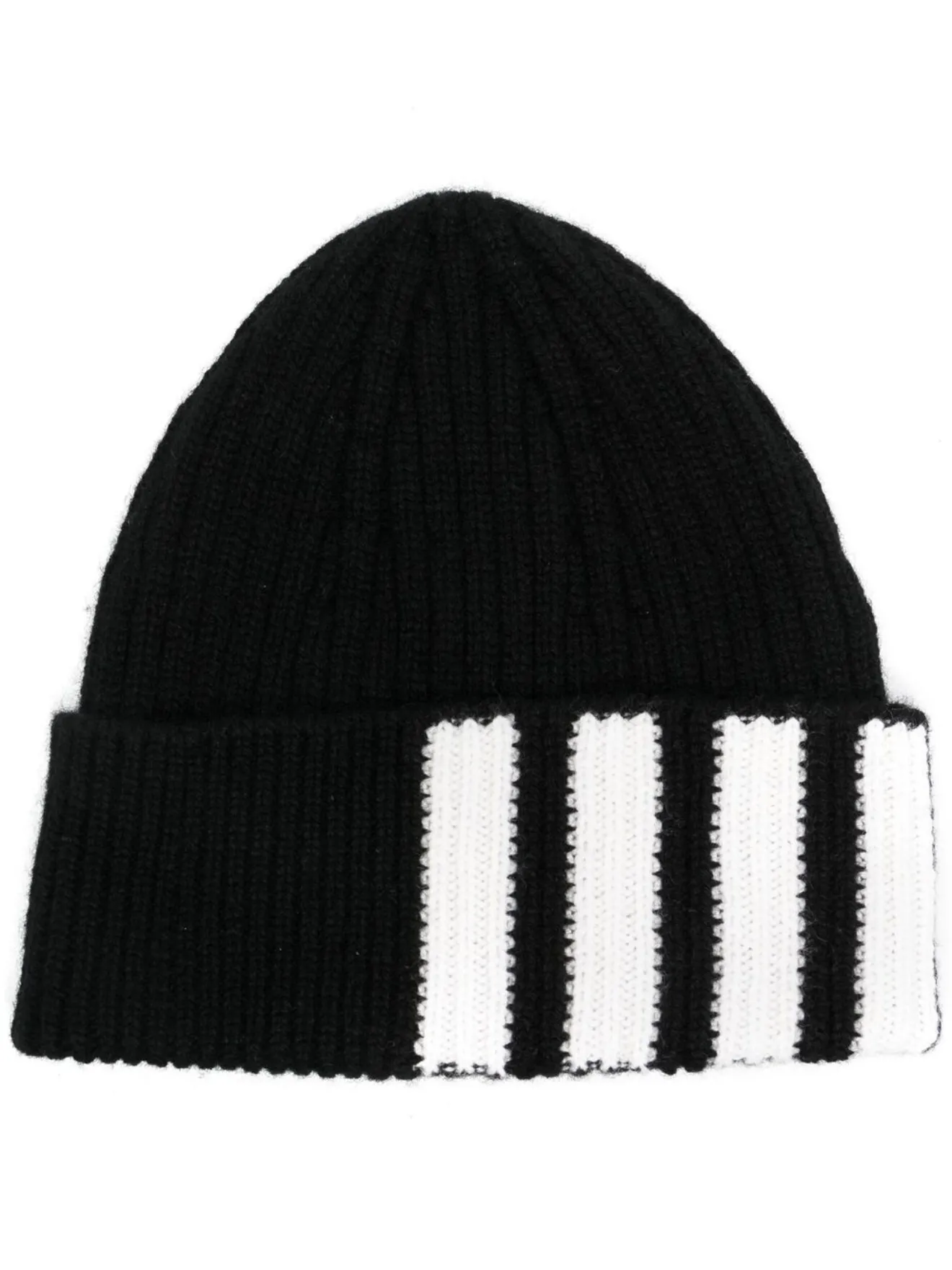 Thom Browne 4-Bar stripe beanie black 