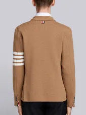 4-bar Stripe Camel Hair Sport Coat