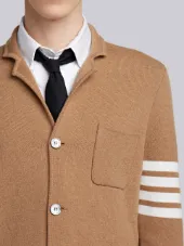 4-bar Stripe Camel Hair Sport Coat
