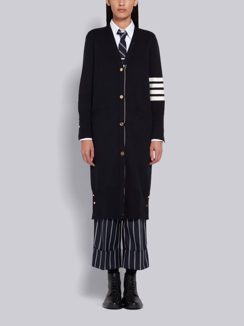 4-Bar stripe cardi-coat | Thom Browne