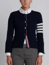 4-bar stripe cardigan