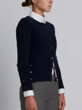 4-bar stripe cardigan