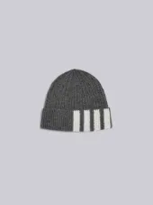 4-Bar Stripe Cashmere Rib Hat