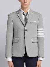 4-Bar Stripe Classic Loopback Jersey Sport Coat