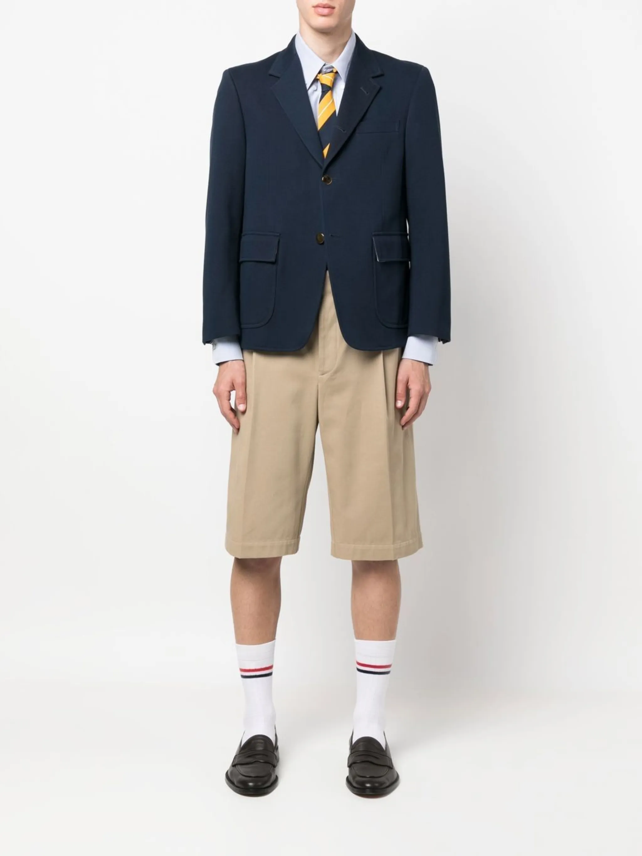 Thom Browne 4-Bar stripe long-sleeved shirt | Eraldo.com PN Thom Browne 4-Bar stripe long-sleeved shirt | Eraldo.com PN