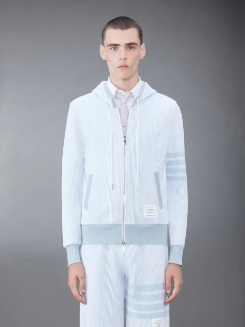 Double Face Knit 4-Bar Hoodie | Thom Browne