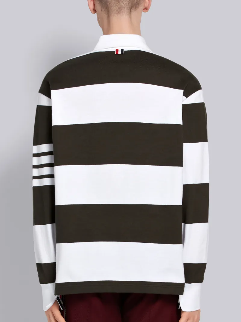 4-Bar striped polo shirt