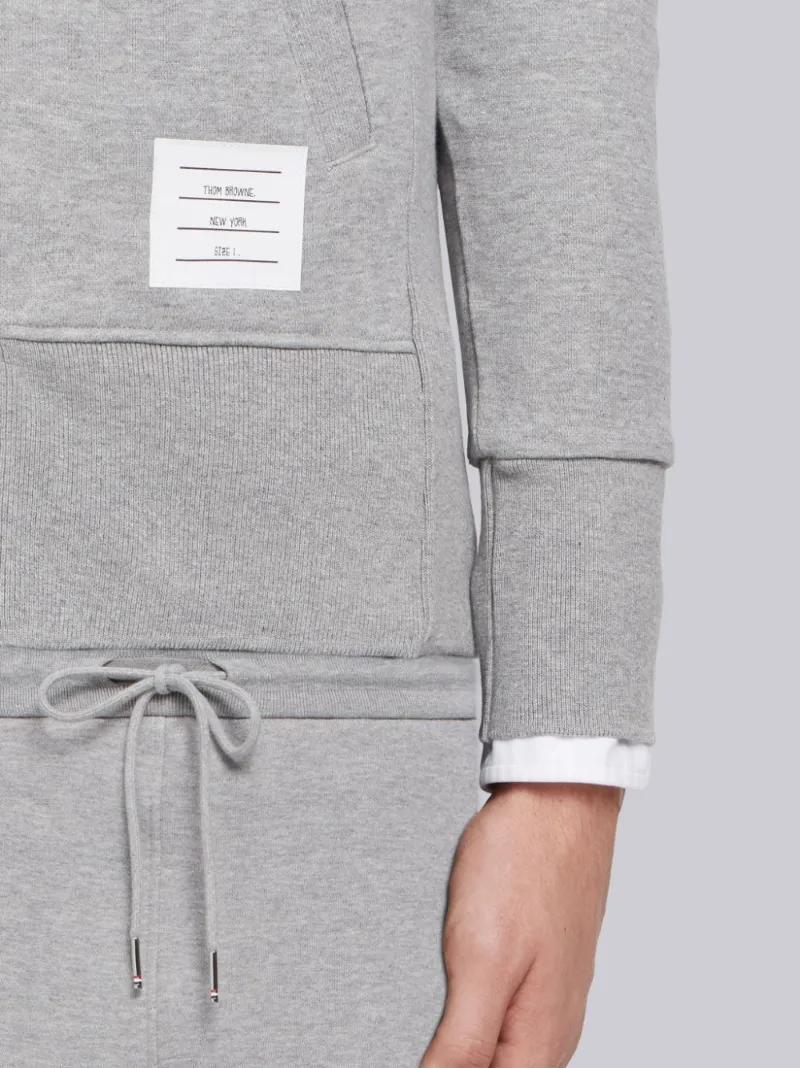 4-Bar zip-up hoodie